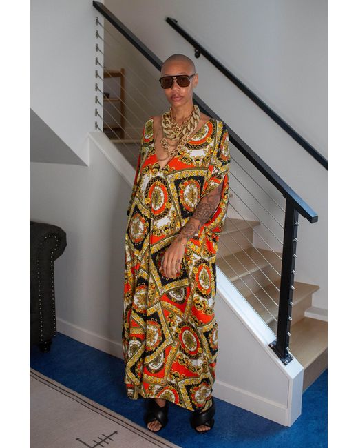 Jennafer Grace Metallic Vecchio Palace Caftan