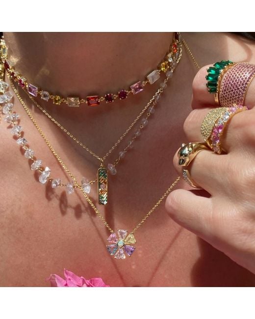 Native Gem Multicolor Jagger Necklace- Calypso