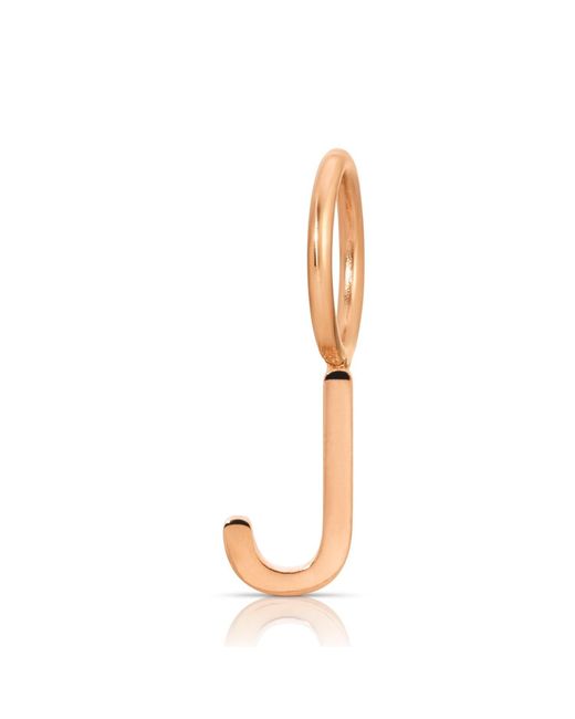 Maya Brenner Metallic Letter Charm