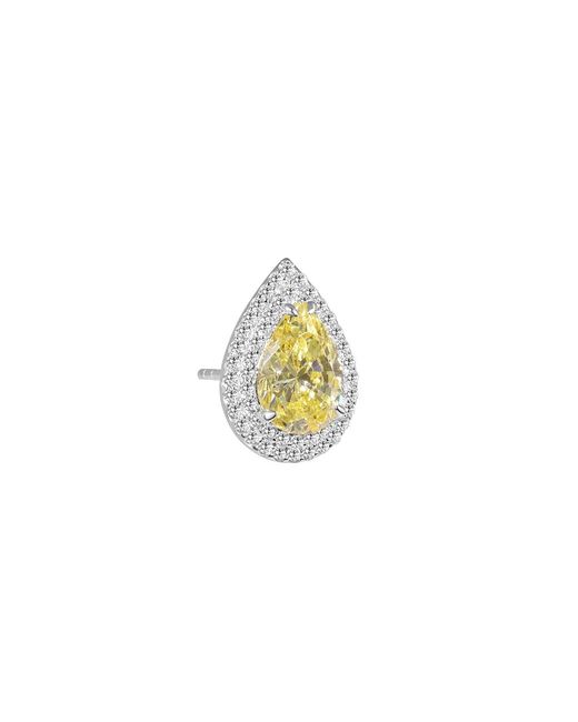 Arte Madrid Metallic Gemma Pear-Shaped Stud Earrings