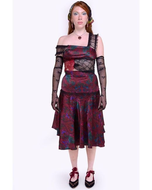 Natalia Petruch Purple Blossom Top