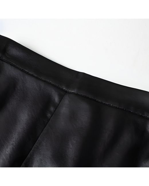 Soft Strokes Silk Black Pure Mulberry Silk Petal Shorts, Mid-Waist, Silk Charmeuse
