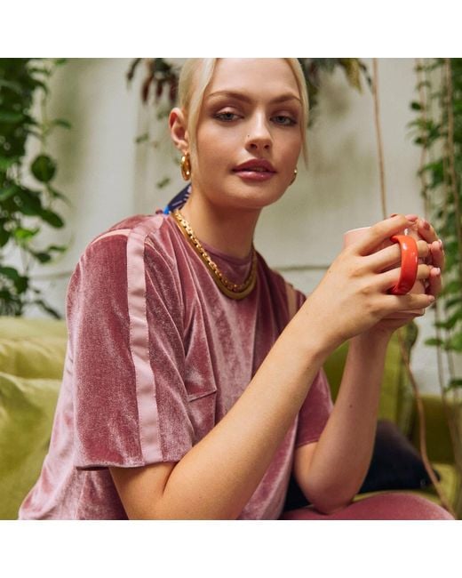 Emma Wallace Red Casey Top