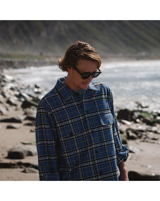 Ariko Blue Heavy Bucky Flannel for men
