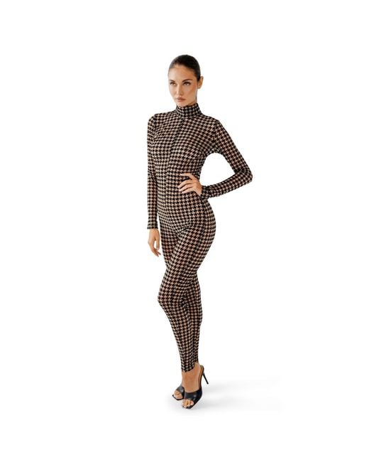 Perilla Lingerie Black Oxford Jumpsuit