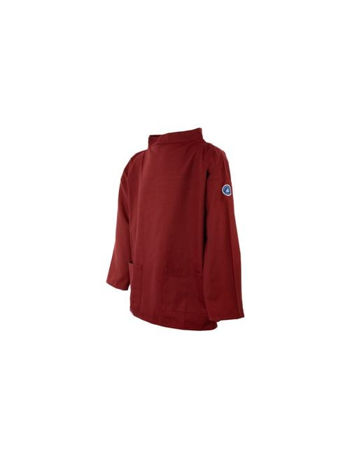 Arthur Beale Red Boat Neck Smock for men