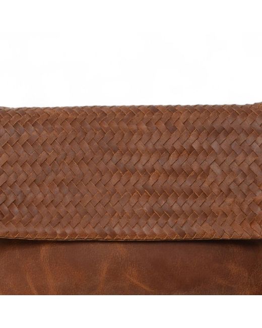 Hides Leather Co. Brown Luxury Leather Organizer – Clutch & Crossbody Tech Wallet