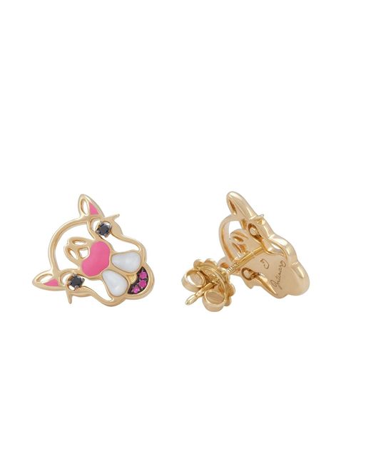 Intisars Pink Cammello Baby Girl Earrings