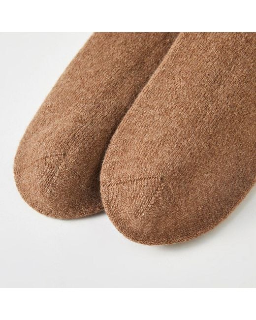 Soft Strokes Silk Brown Wool Quarter-Length Socks Set Of Two