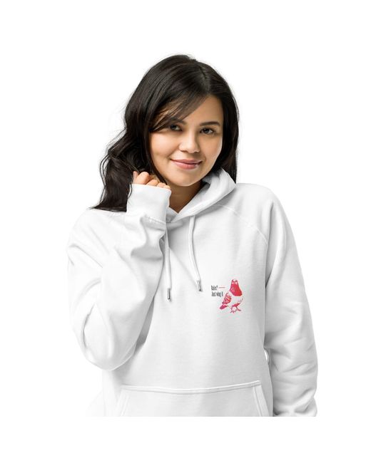 Anchor and Crew White Eight Fight Or Flight Club Editions Organic Cotton Hoodie