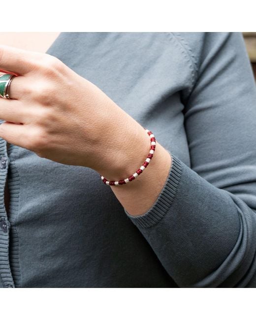 Harbour Uk Purple Yule Viking Rope Bracelet