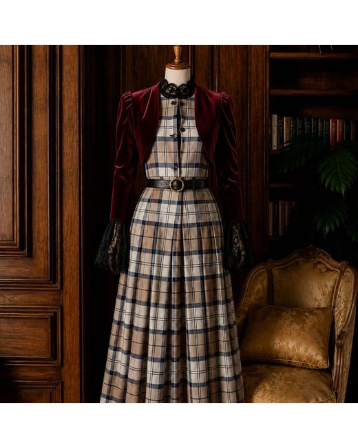 NUMBAT Red Eliza Velvet Bolero Coat - Wine