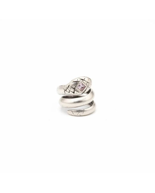 By Virgo White Nyra Ring