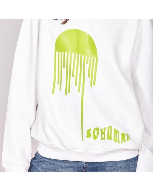 SOHUMAN Yellow Styles Sustainable Sweatshirt