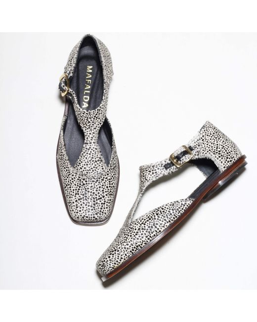 Mafalda Multicolor Carlota Flats Animal Print