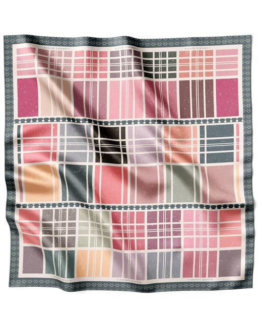 Lamberty Munich Pink Checkerboard Retro Lollypop