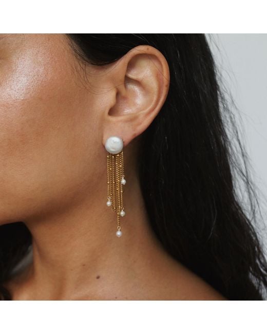 Marquise Swim Metallic Earrings
