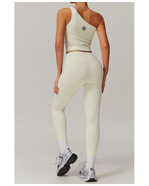 Nr Active White One-Sided Aura Top