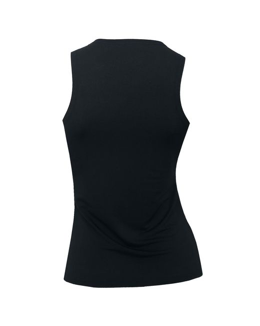 Me & Thee Black Pardon My French Muscle Back Top
