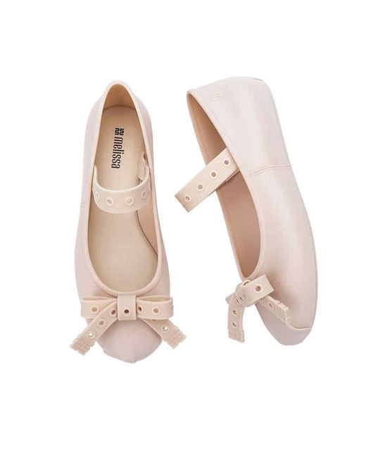 Melissa Pink Neutrals Sophie Crush Ballet Flat