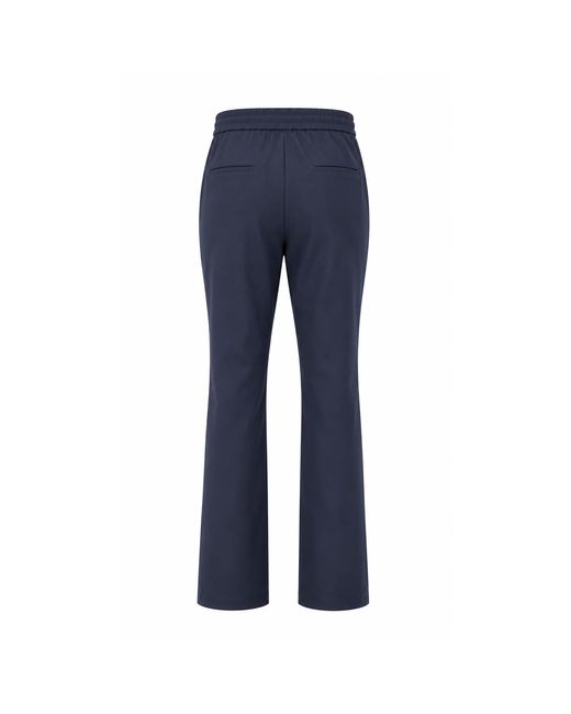 DAVID WEJ Blue Ashford Relaxed Loose Fit Drawstring Trouser for men