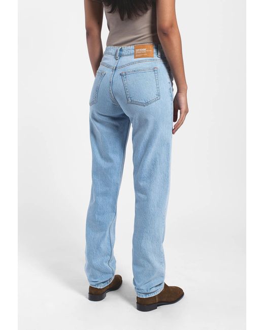 Dr. Denim Blue Arch Mid Straight