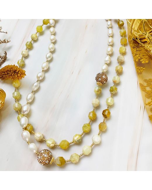 Farra Multicolor Opal With Freshwater Pearls Multi-Way Necklace