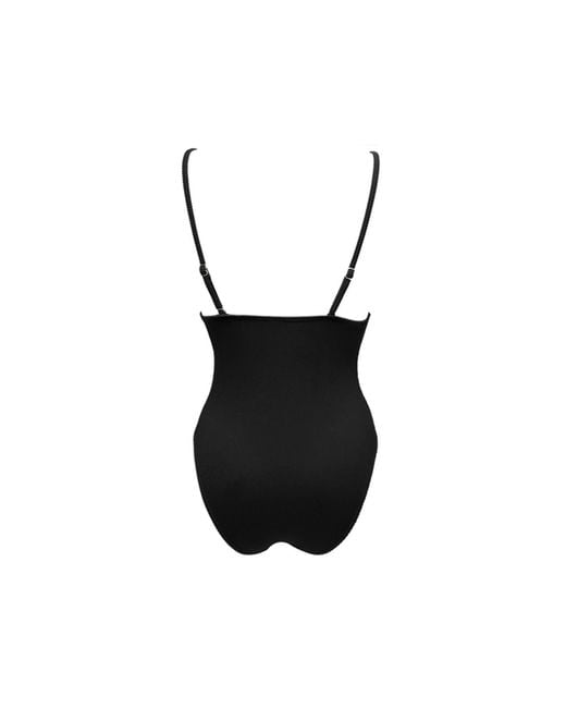 Aulala Paris Black Miss Courageous One Piece Swimsuit