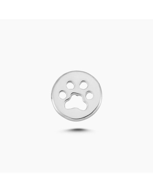 Ecce | Artisan Diamonds Metallic 925K Sterling Cute Paw Mini Pin
