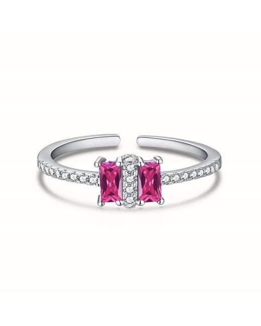 Viviana Halil Pink The Isabella Adjustable Midi Ring