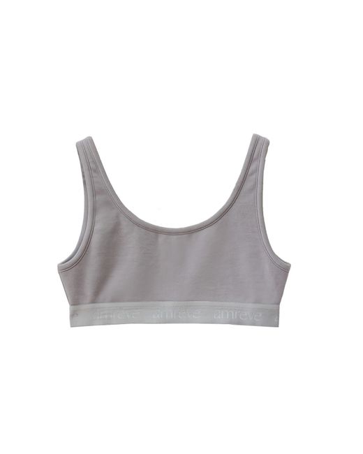 Amrêve Gray Organic Bralette