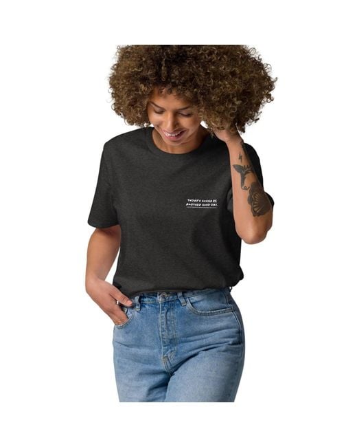 Anchor and Crew Black Heather Octopus Another Good Day Organic Cotton T-Shirt