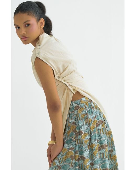 Maison Qala Green Neutrals Buttercup Co-Ord Set