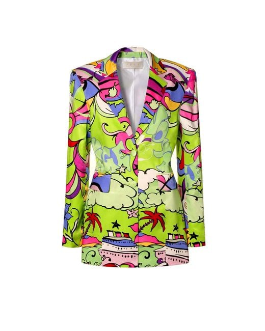 AGGI by HALEWSKI Multicolor Gianna Current Mood Blazer