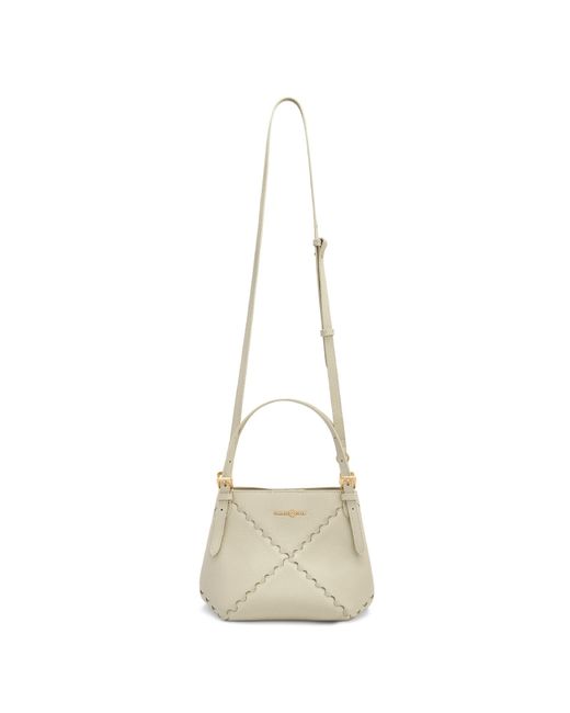 Orange Cube White Dusk Mosaic Mini Tote