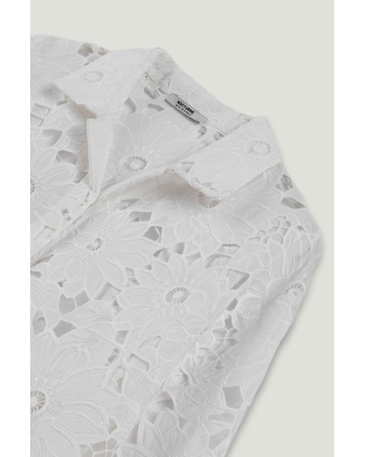 Nocturne Gray Neutrals Floral Broderie Jacket