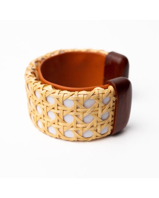 Whale Tail Weaving Orange Centre Street Cuff