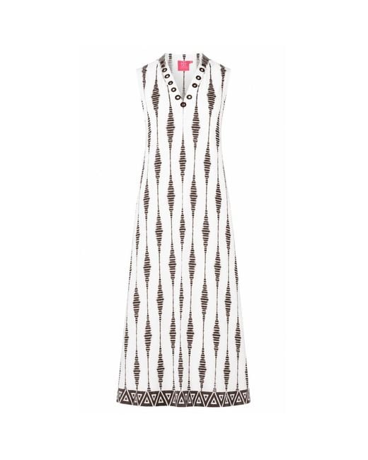 Just Darviny White Goa Dress Pulse