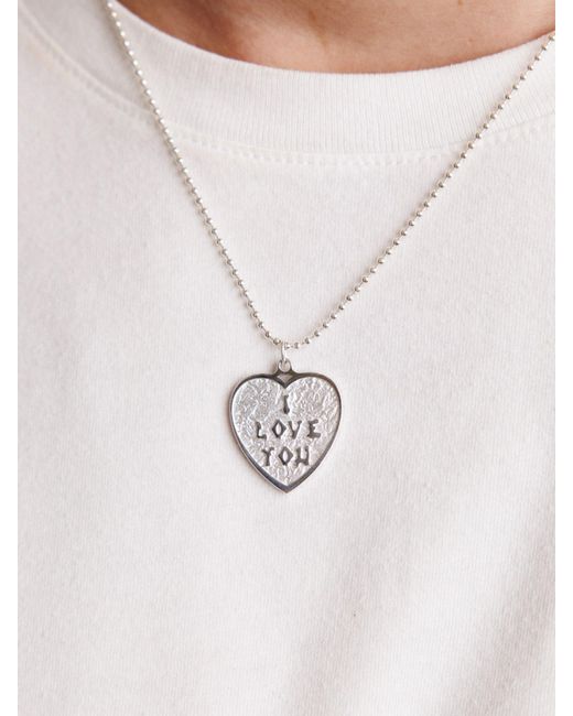 Déclarer Metallic Ily Necklace
