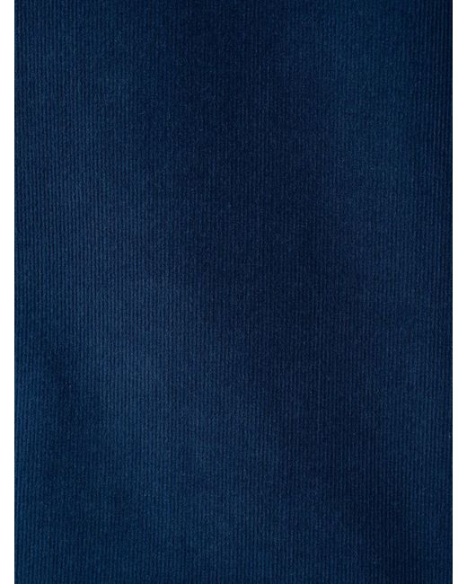 Koy Clothing Blue Dark Cord Shirt for men