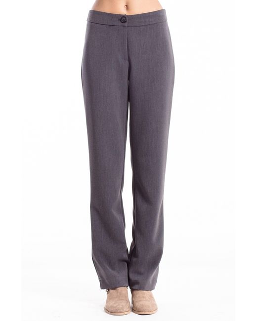Conquista Gray Straight Leg Pants