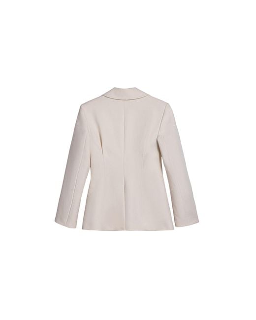 Nocturne Natural Accent Padded Shoulder Jacket