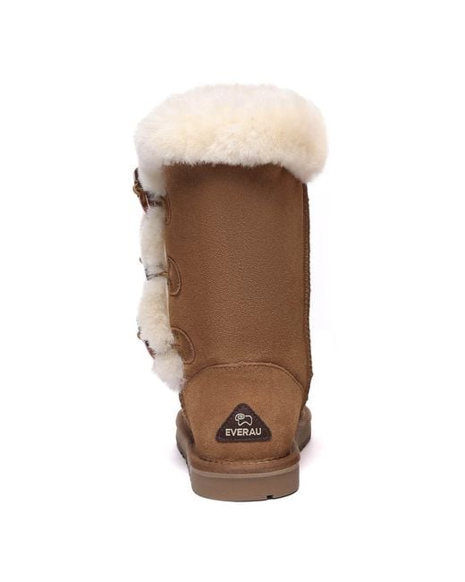 EverAu Australia Brown Ashy Tall Boots