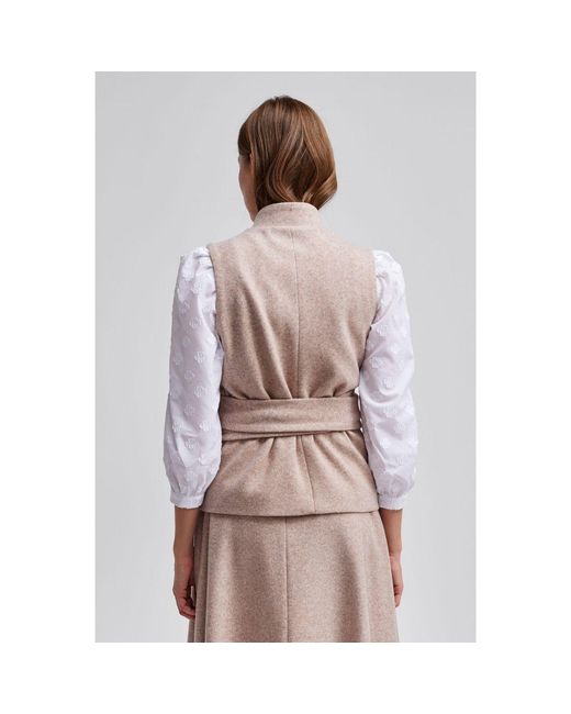 Marianna Déri Pink Wrap Vest