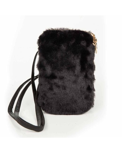 Sidney Byron Black The Betsy Winter Cellphone Crossbody