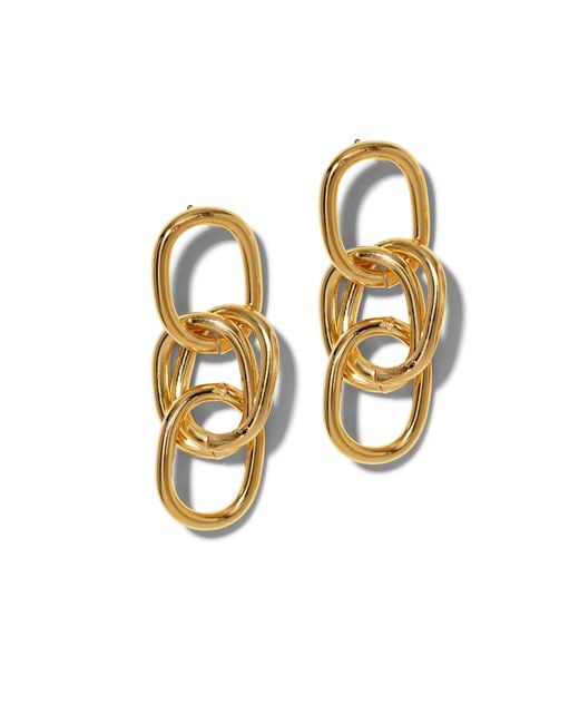 Jaredjamin White Billie Drop Post Earrings