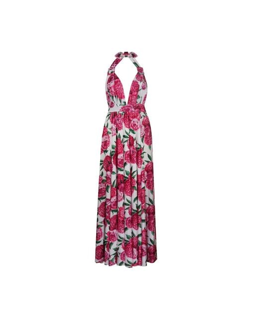 Nur Karaata Purple Saponaria Dress
