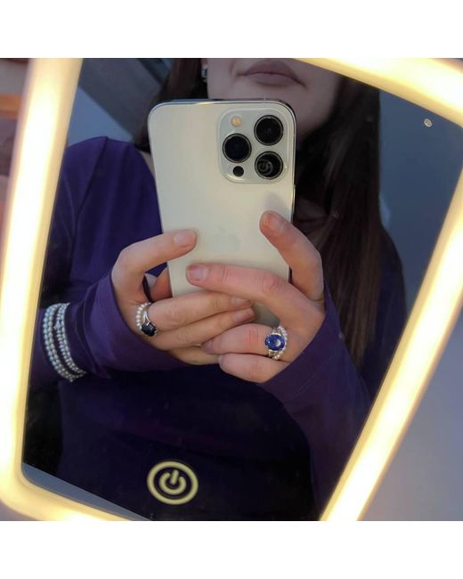 Pearl Code Blue Rozeta Sunset Keshi Pearl Statement Ring
