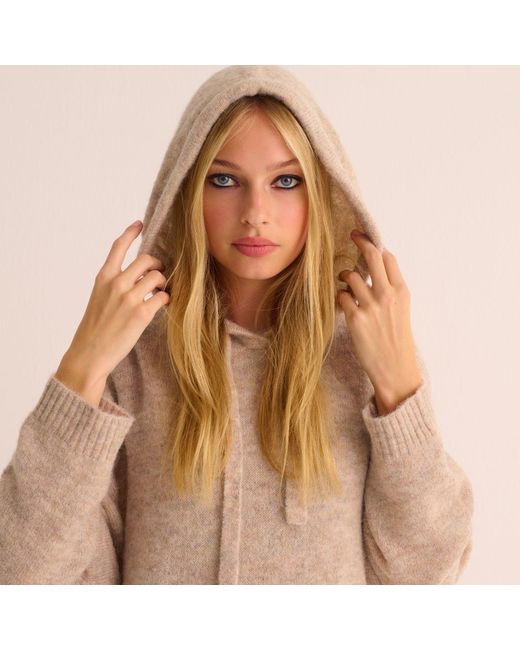 Mamu Dream Gray Neutrals Oatmeal Alpaca Blanket Dress