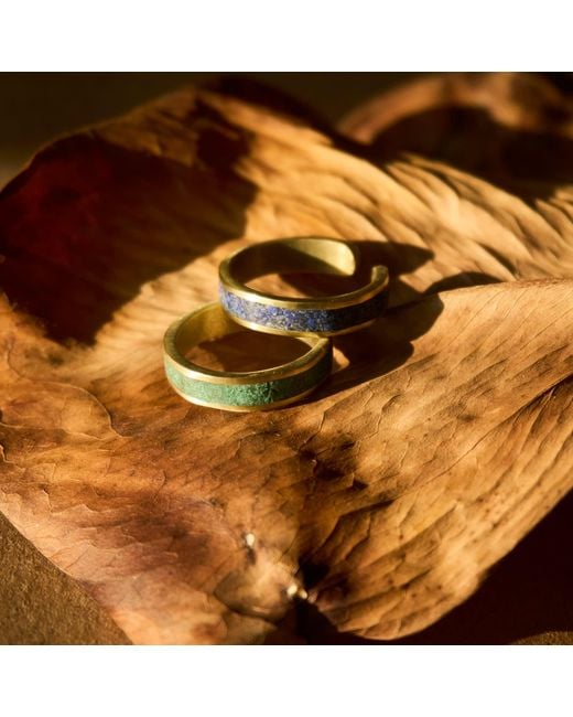 Zeworks Green Kaa Mala Ring